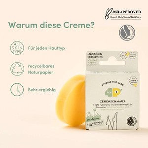 Feste Fußcreme Refiller - Rosmarin from 4peoplewhocare