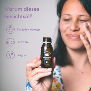 Gesichtsöl mit Arganöl & Lavendel, vegan & bio - 50ml from 4peoplewhocare