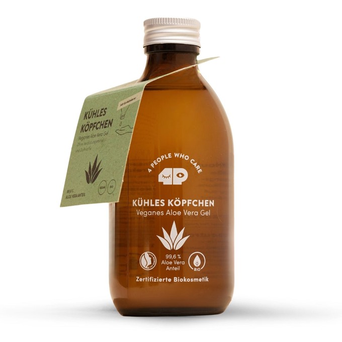 Aloe Vera Serum Pur, 99,6%, vegan und bio - 250ml from 4peoplewhocare