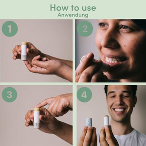 Vegane Lippenpflege mit Sheabutter und Litsea, bio & plastikfrei - 10g from 4peoplewhocare
