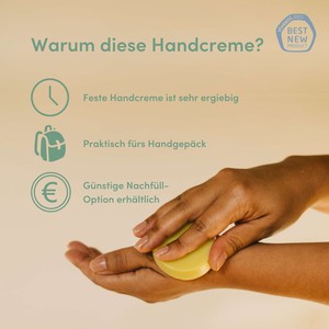 Feste Handcreme mit Bio-Bienenwachs als Nachfüller - 30g from 4peoplewhocare