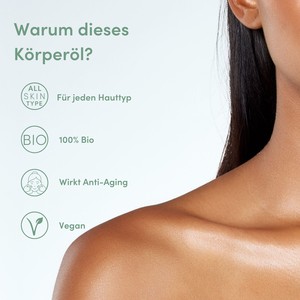 Körperöl mit Sanddorn und Lemongras Duft, vegan und bio - 100ml from 4peoplewhocare