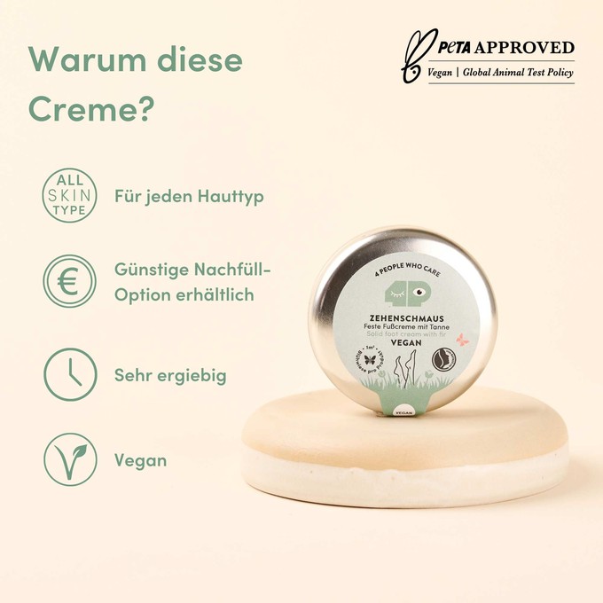 Feste Fußcreme - Tanne from 4peoplewhocare