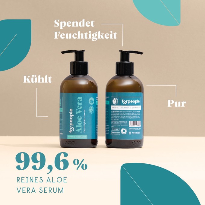 Aloe Vera Serum - 99,6% Pumpspender from 4peoplewhocare