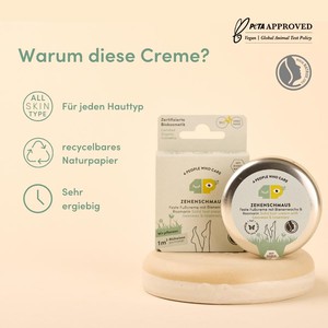 Feste Fußcreme Set - Rosmarin from 4peoplewhocare