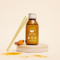 Körperöl mit Sanddorn und Lemongras Duft, vegan und bio - 100ml via 4peoplewhocare