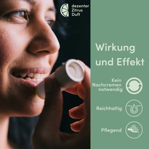 Vegane Lippenpflege mit Sheabutter und Litsea, bio & plastikfrei - 10g from 4peoplewhocare