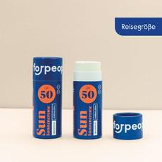 Feste Sonnencreme Mini - LSF50 via 4peoplewhocare