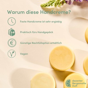 Feste Handcreme Refiller - Bergamotte from 4peoplewhocare