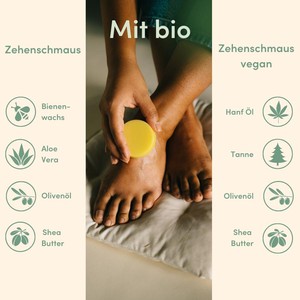 Feste Creme Einsteiger-Set mit Refillern - für Hand, Fuß und Körper from 4peoplewhocare