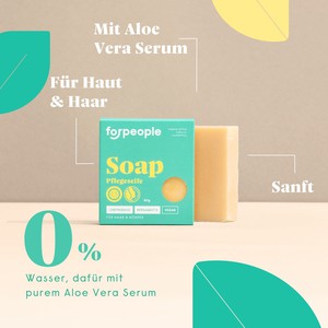 Feste Seife - Lemongrass & Bergamotte from 4peoplewhocare