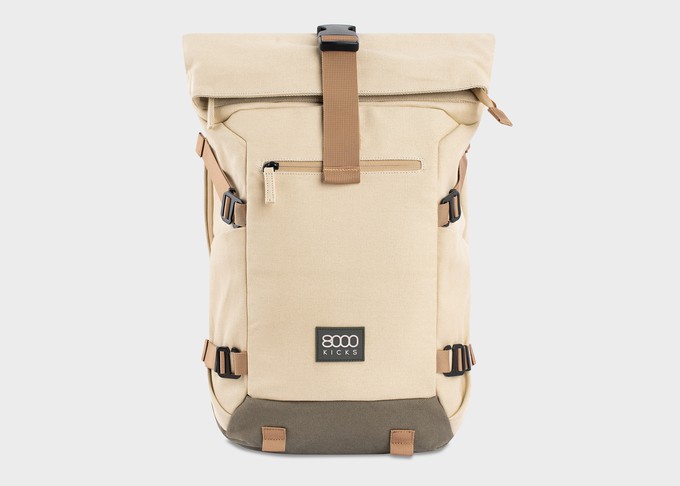 Nomad Backpack in Beige and Green from 8000kicks