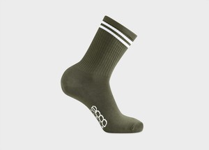 Striped Dark Green Socks from 8000kicks