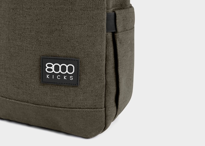 Small Hemp Backpack in Dark Green from 8000kicks