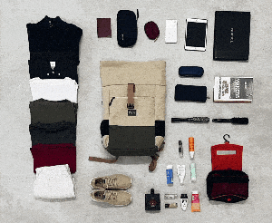 Everyday Hemp Rolltop Backpack in Dark Green from 8000kicks