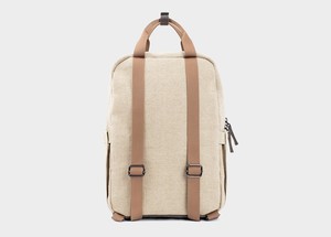 Small Hemp Backpack in Beige and Green from 8000kicks