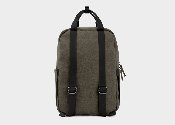 Small Hemp Backpack in Dark Green from 8000kicks