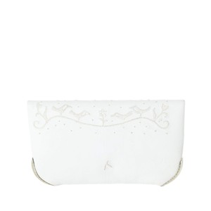 Lovebirds Wedding Clutch Bag in White from Abury