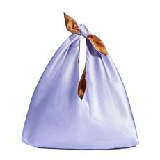 Upcycled Cocktail Bag in Lavender with Bronze Lining via Abury