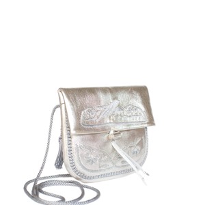 Embroidered Mini Leather Berber Bag from Abury
