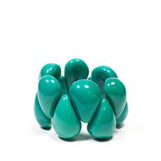 Handmade Tagua Bracelet in Turquoise from Abury