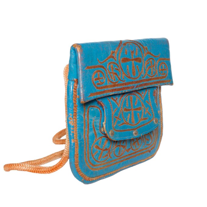 Vintage Leather Berber Bag Zagora from Abury