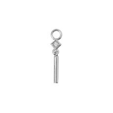 The Perfect Balance | Pendant | Silver Zirconia via AdornPay