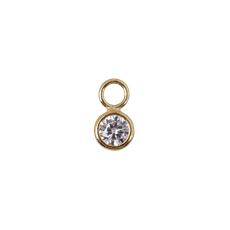It's a Stone Thing | Pendant | Gold Zirconia via AdornPay