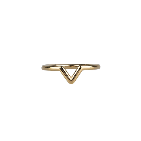 Perfect 'V' | Ring | Gold from AdornPay