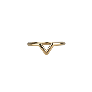 Perfect 'V' | Ring | Gold from AdornPay