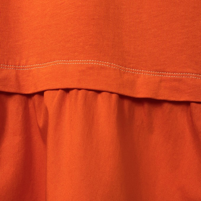 Rotes Jersey Kleid TARA aus reiner Bio Baumwolle from AFORA.WORLD