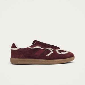 Tb.490 Crochet Burgundy Leather Sneakers from Alohas