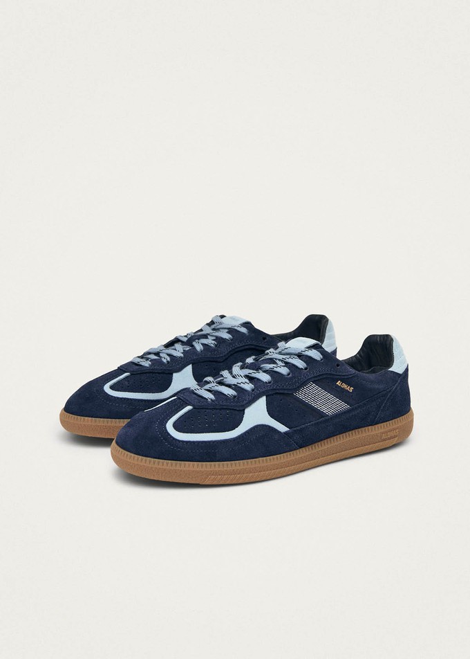 Tb.490 Rife Blue Tones Leather Sneakers from Alohas