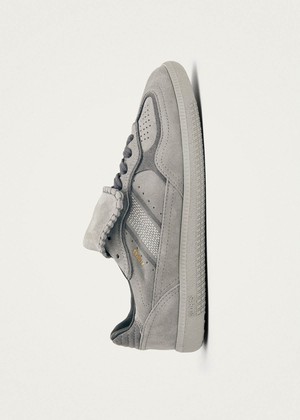 Tb.490 Club Suede Pale Grey Leather Sneakers from Alohas