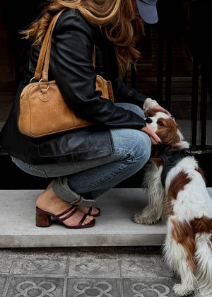 Indiana Bare Burgundy Leather Sandals from Alohas
