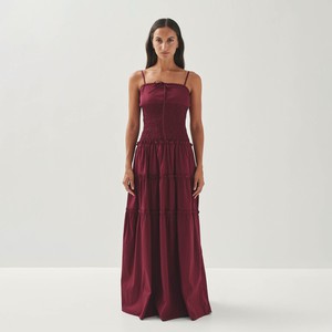 Masami Burgundy Dress from Alohas