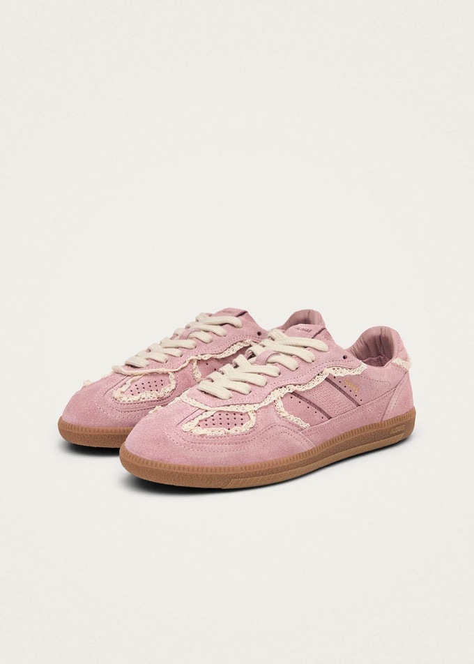Tb.490 Crochet Pink Leather Sneakers from Alohas