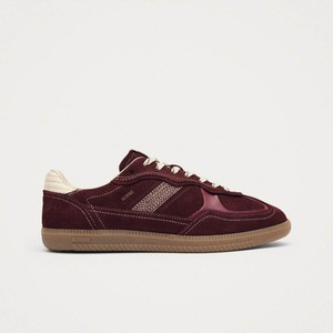 Tb.490 Rife Burgundy Cream Leather Sneakers from Alohas
