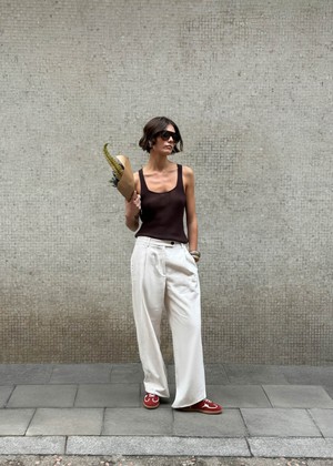 Tb.490 Rife Sheen Red Leather Sneakers from Alohas