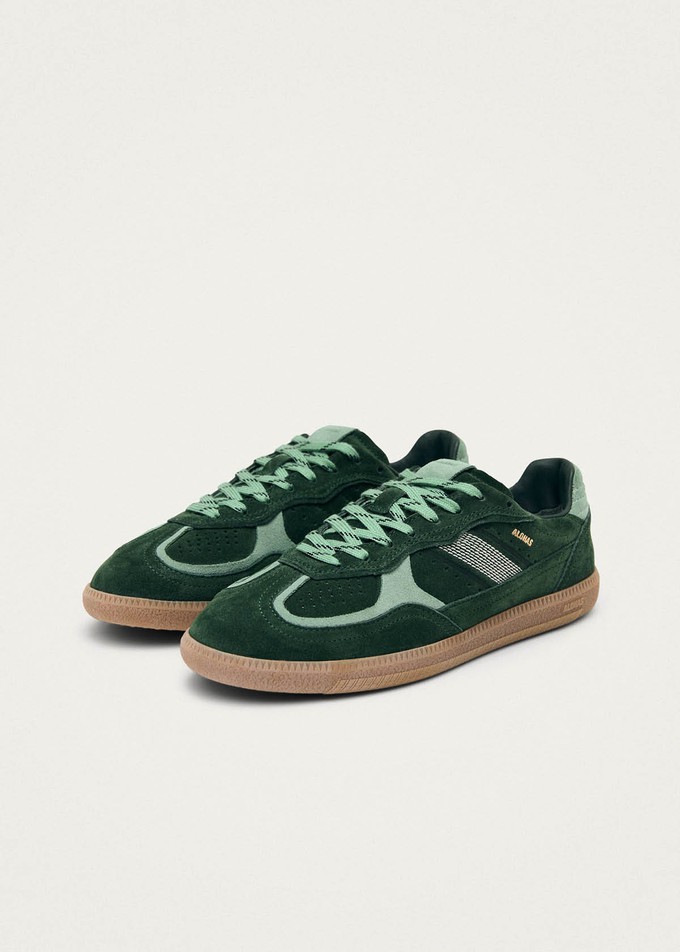 Tb.490 Rife Green Tones Leather Sneakers from Alohas