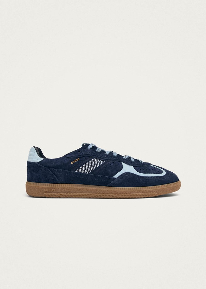 Tb.490 Rife Blue Tones Leather Sneakers from Alohas