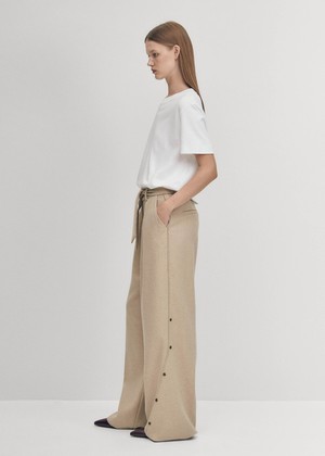 Abbie Beige Trousers from Alohas