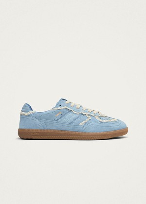 Tb.490 Crochet Blue Leather Sneakers from Alohas