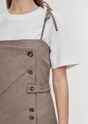 Gala Taupe Dress from Alohas