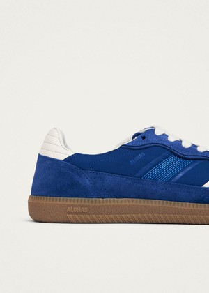 Tb.490 Rife Sheen Blue Leather Sneakers from Alohas