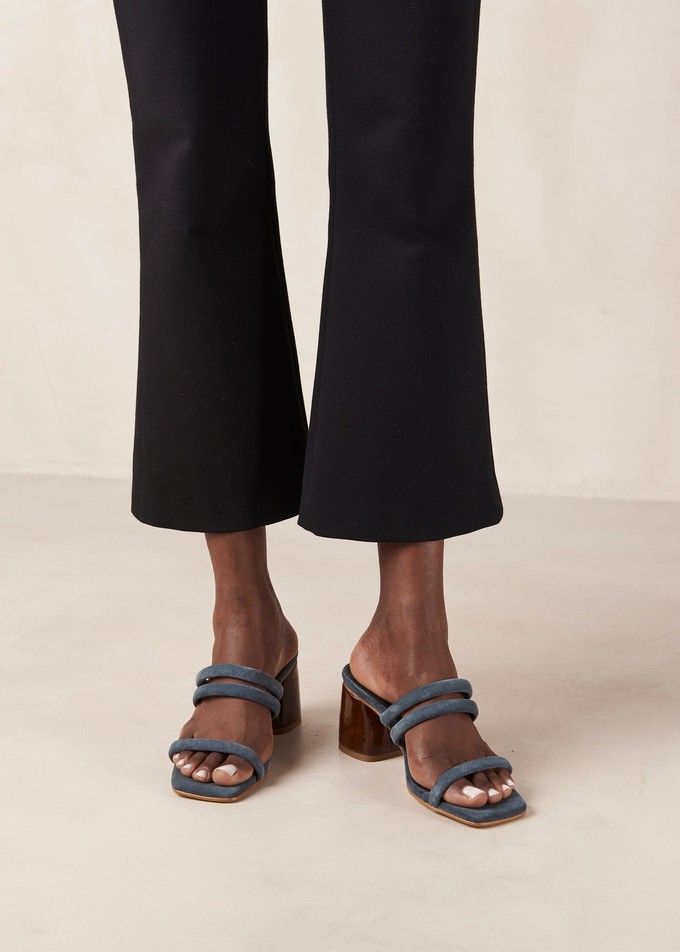 Indiana Grey Leather Sandals from Alohas