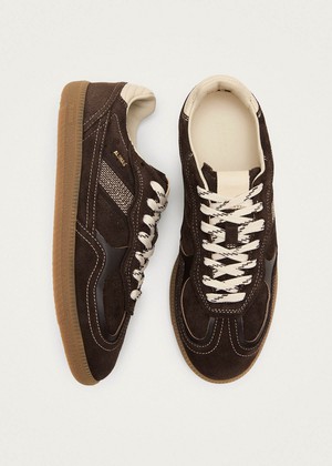 Tb.490 Rife Chocolate Cream Leather Sneakers from Alohas