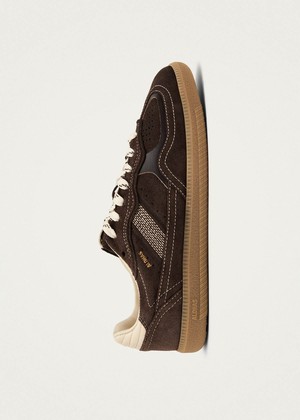 Tb.490 Rife Chocolate Cream Leather Sneakers from Alohas