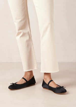 Odette Black Ballet Flats from Alohas