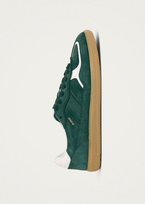Tb.490 Rife Forest Green Leather Sneakers from Alohas